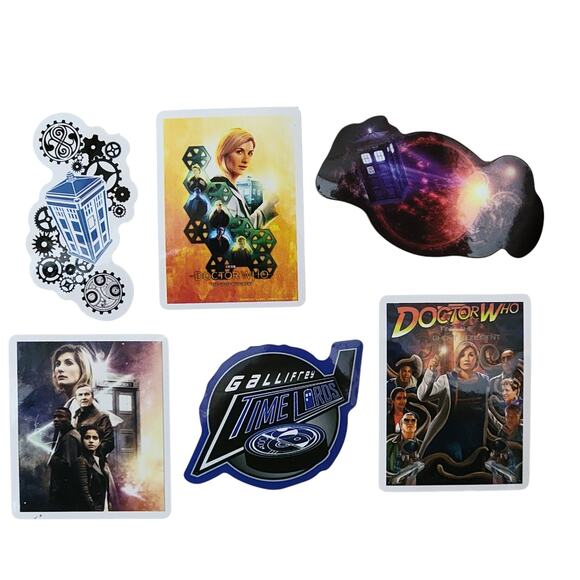 Doctor Who Stickers Lot 49 Stocking Stuffer Tardis Time Lord Daleks Whovian Gift - Picture 3 of 10